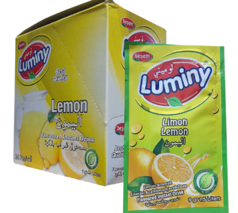 Refresco en Polvo Luminy sabor Limón 9g (1,5 L) [24 unidades]
