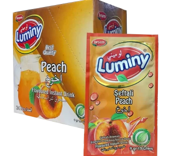 Refresco en Polvo Luminy sabor Melocotón 9g (1,5 L) [24 unidades]
