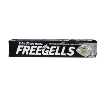 Caramelos mentolados extra fuertes sabor eucalipto Freegells (27.9 g)