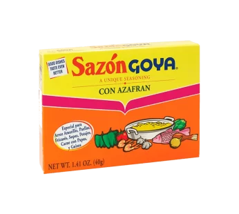 Sazón Goya con Azafrán (40g) (8u)