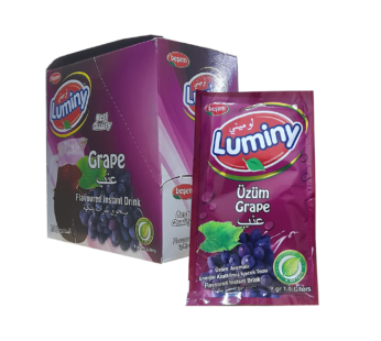 Refresco en Polvo Luminy sabor Uva 9g (1,5 L) [24 unidades]